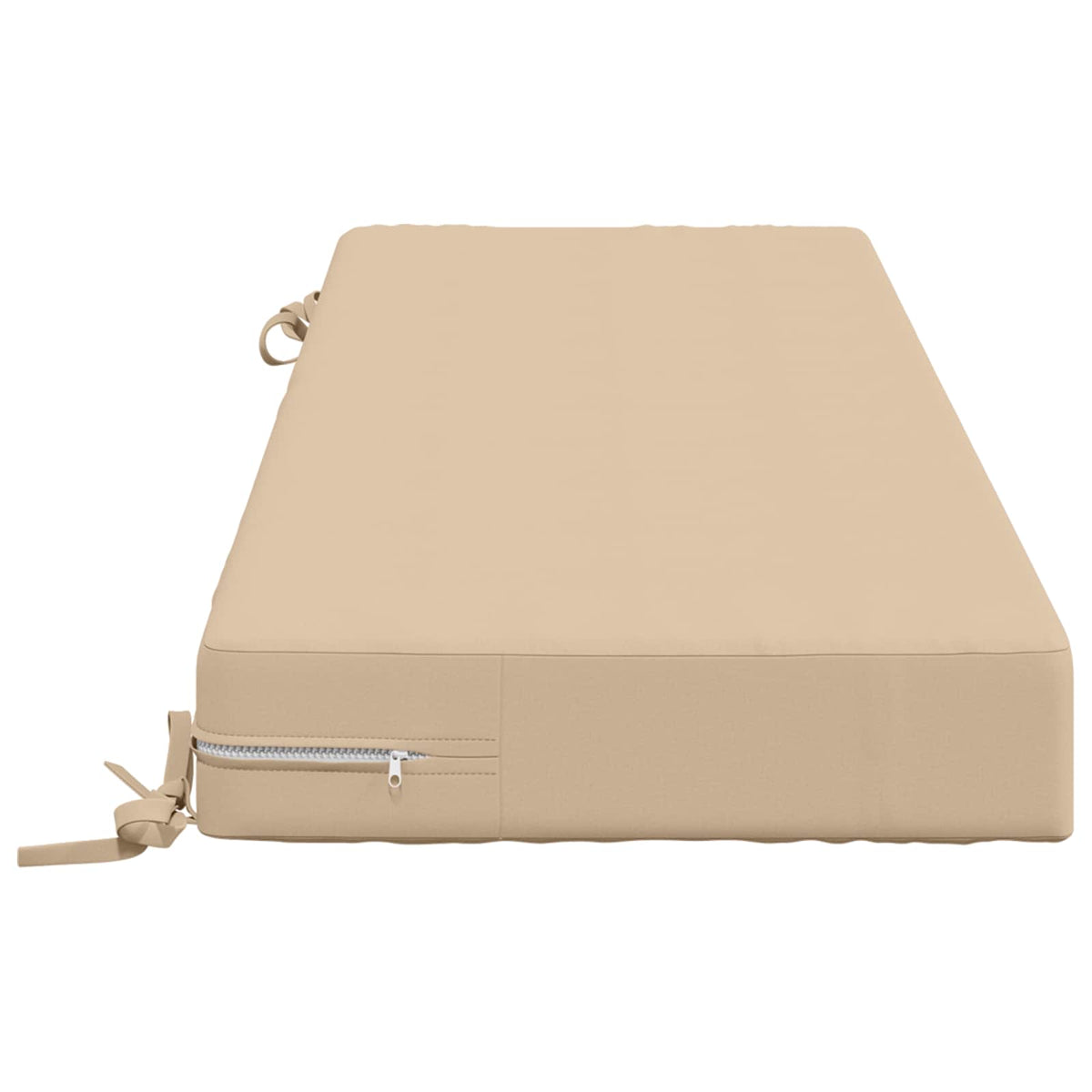 Back Cushion SOEST 100% Polyester Cream 120 x 40 x 10 cm