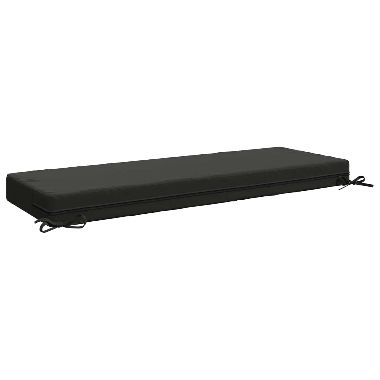 Seat Cushion SOEST 100% Polyester Anthracite 120 x 40 x 10 cm