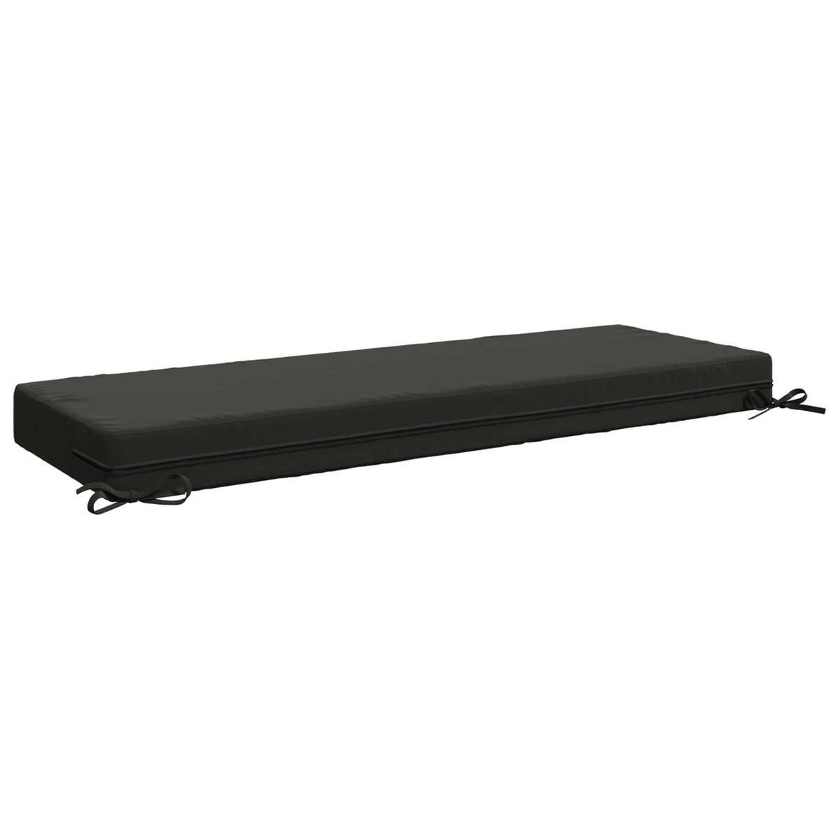 Back Cushion SOEST 100% Polyester Anthracite 120 x 40 x 10 cm