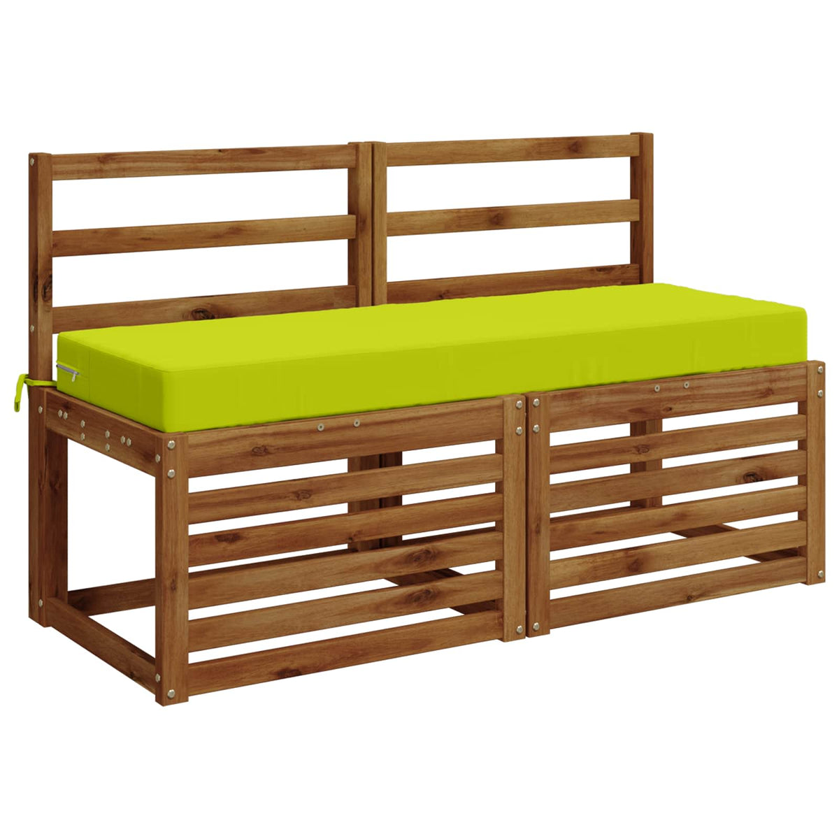 Back Cushion SOEST 100% Polyester Bright Green 120 x 40 x 10 cm