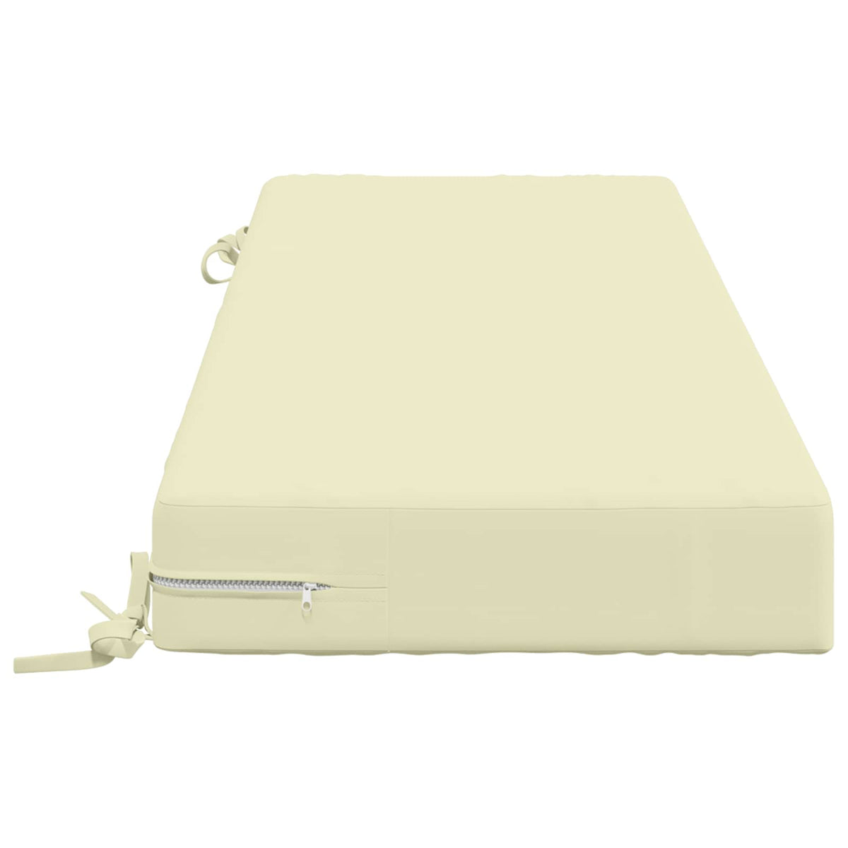 Seat Cushion SOEST 100% Polyester Cream 120 x 40 x 10 cm