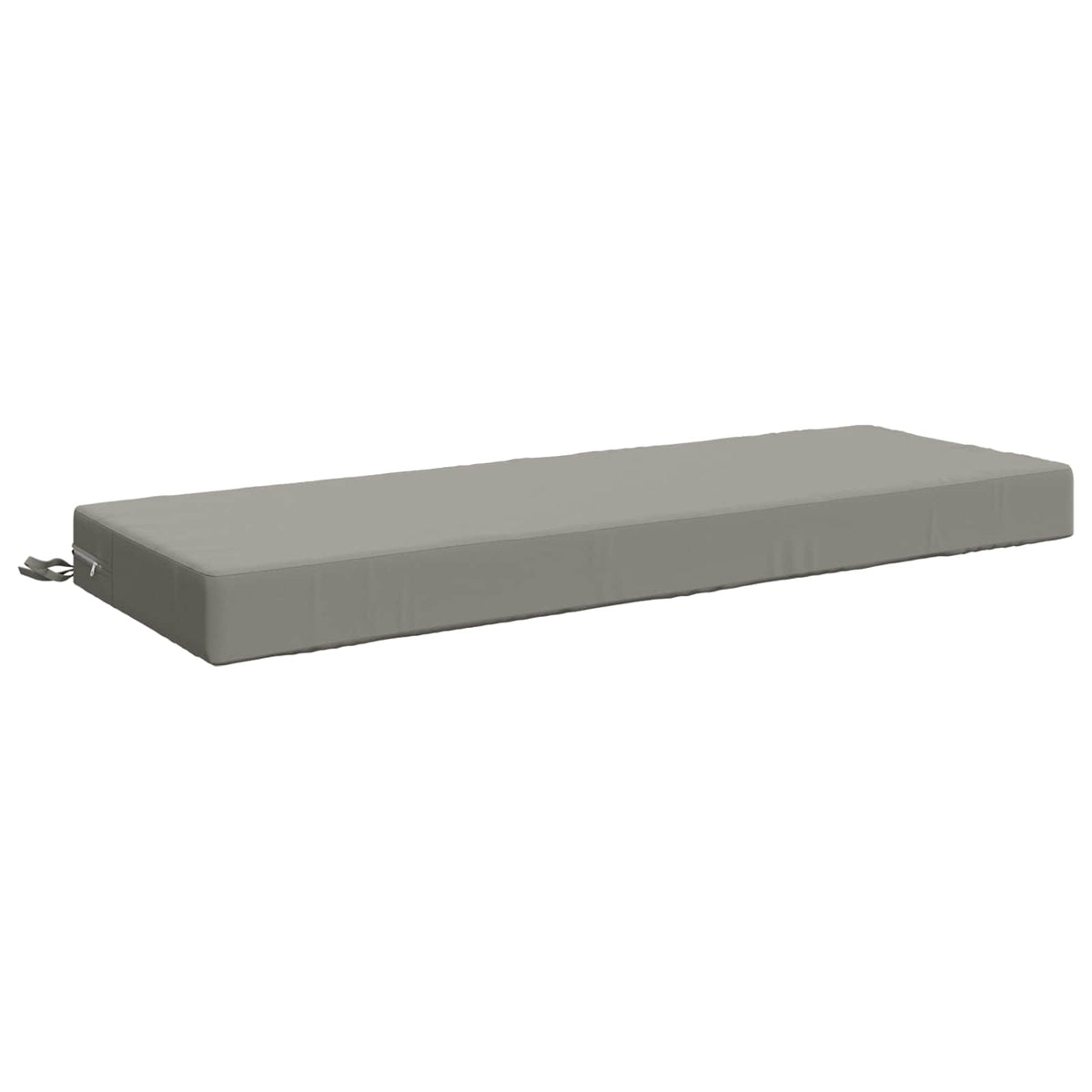 Back Cushion SOEST 100% Polyester Grey 120 x 40 x 10 cm