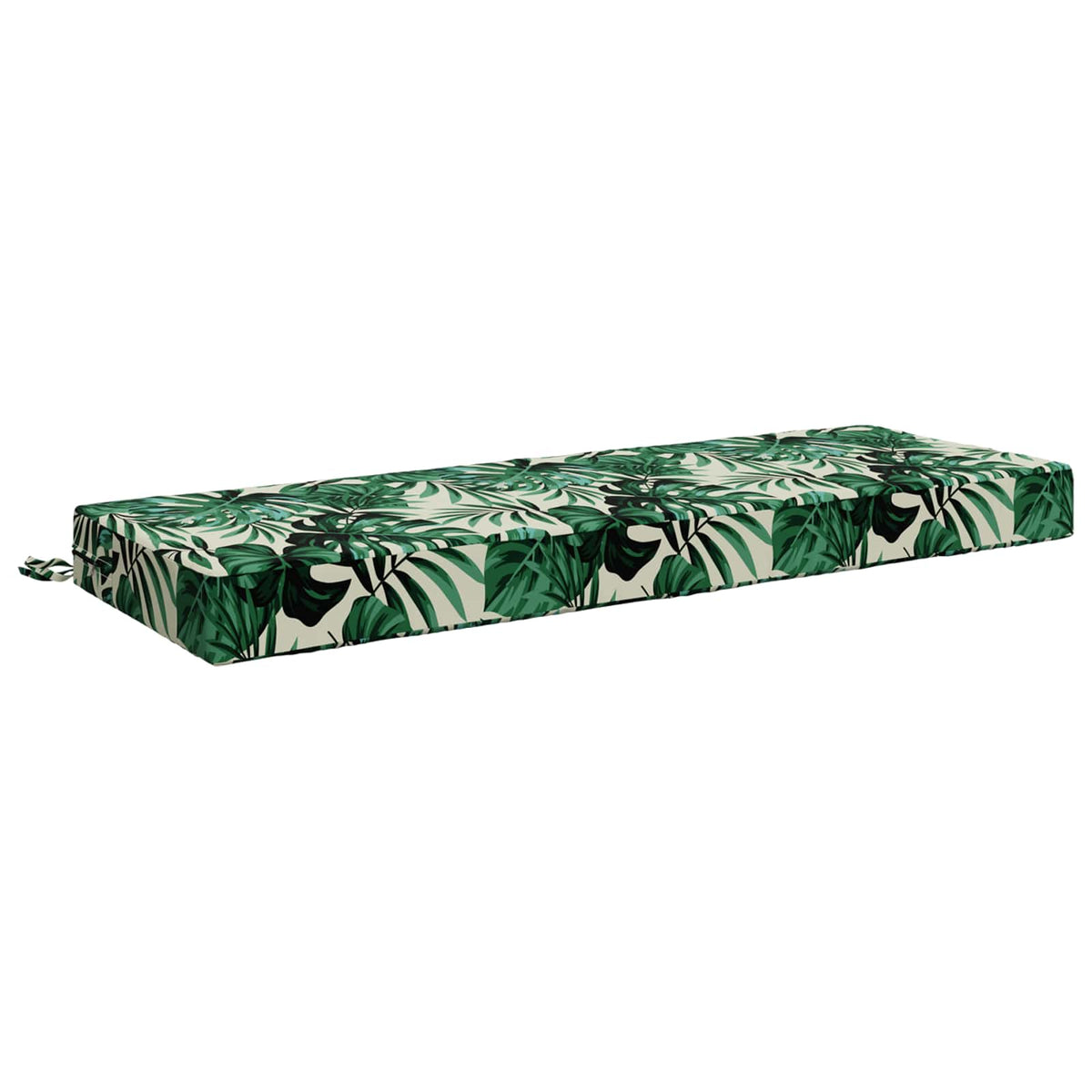 Back Cushion SOEST 100% Polyester Leaf Pattern 120 x 40 x 10 cm
