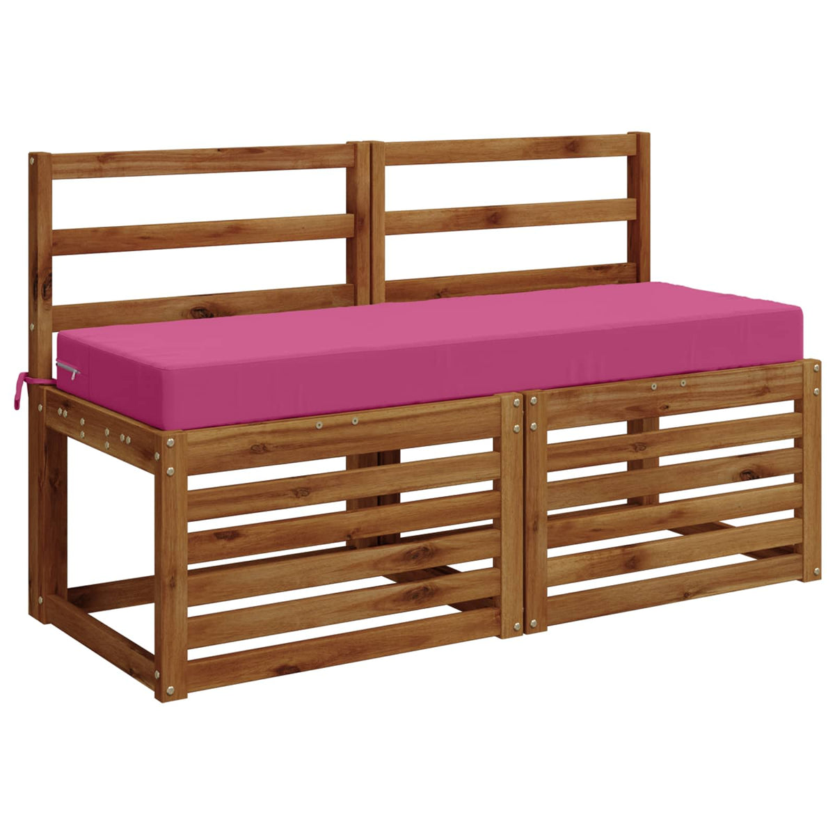 Back Cushion SOEST 100% Polyester Pink 120 x 40 x 10 cm