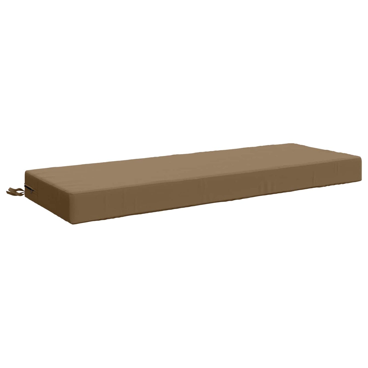 Seat Cushion SOEST 100% Polyester Taupe 120 x 40 x 10 cm