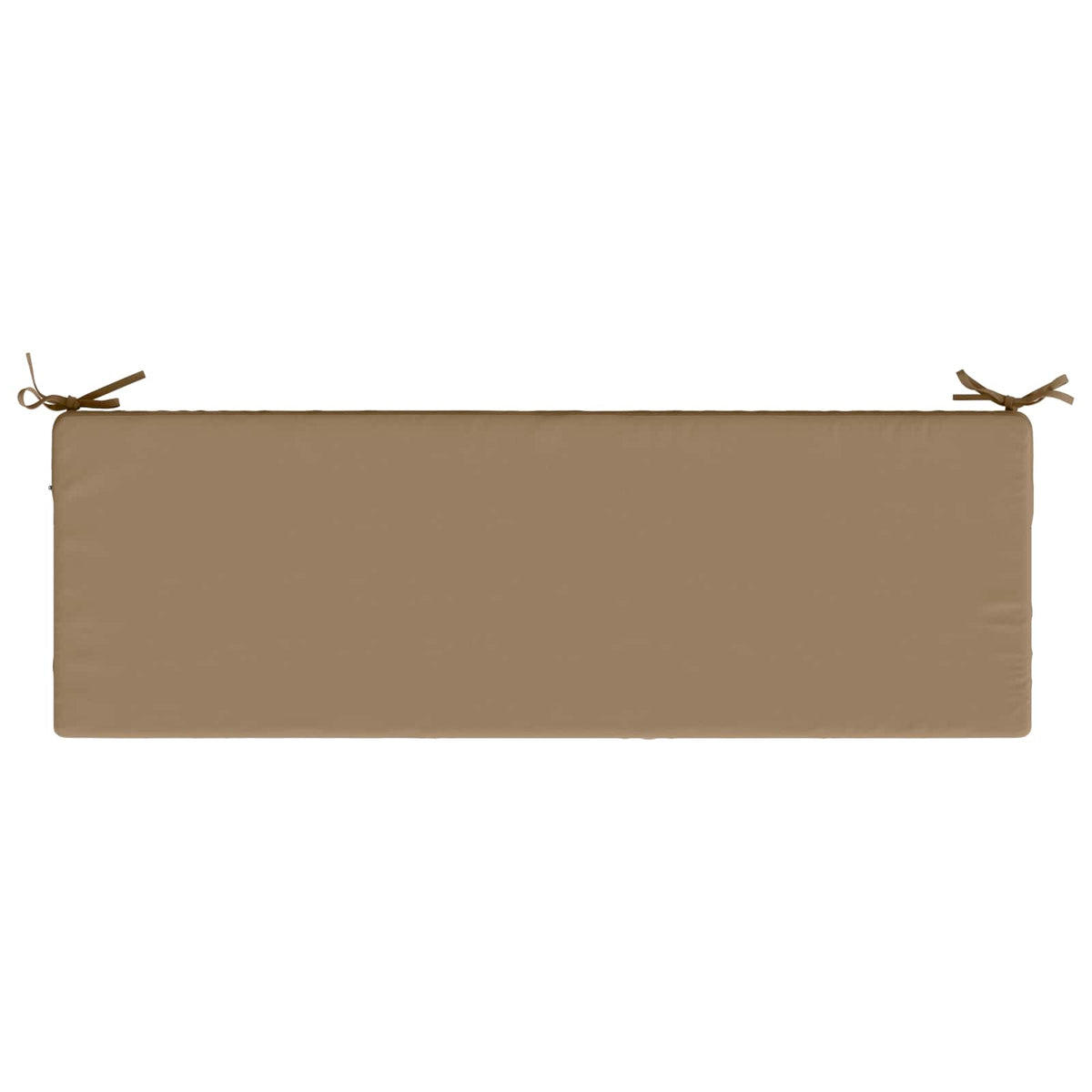 Seat Cushion SOEST 100% Polyester Taupe 120 x 40 x 10 cm