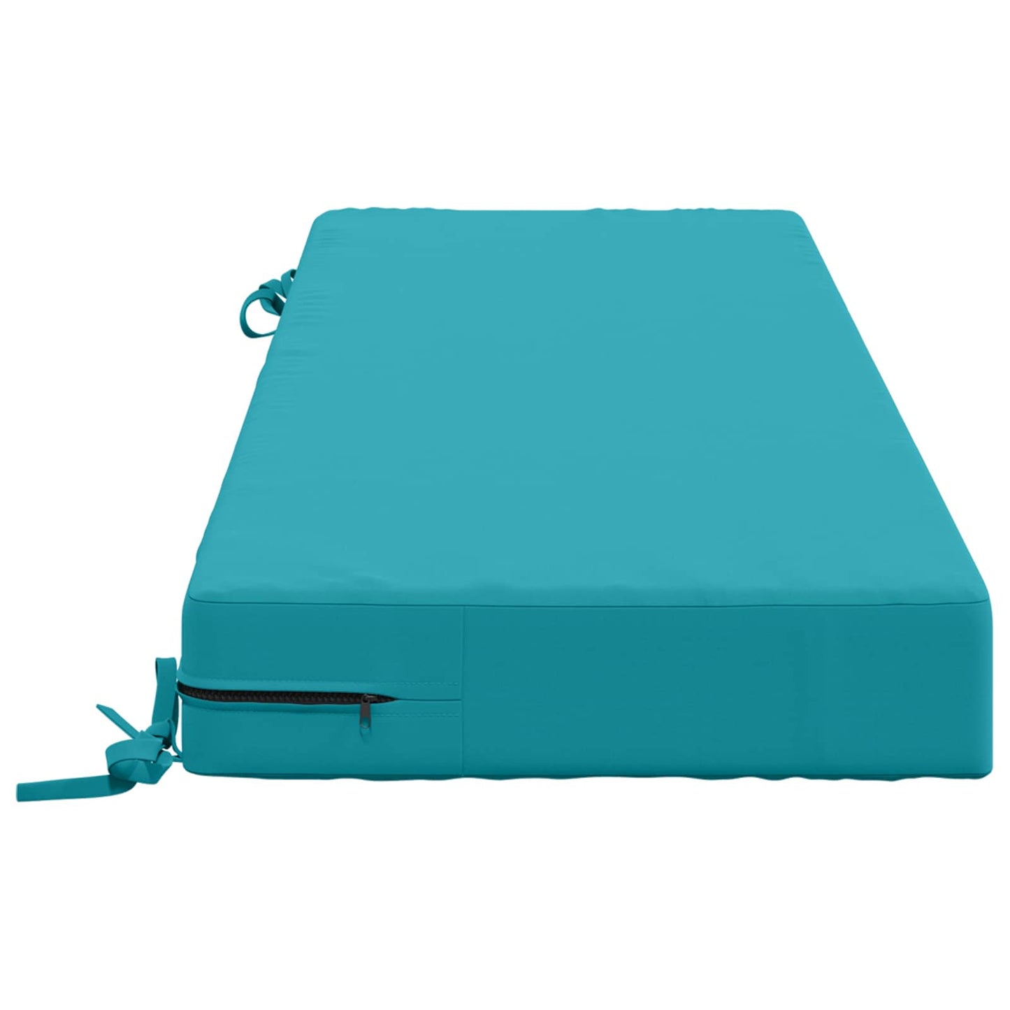 Seat Cushion SOEST 100% Polyester Turquoise 120 x 40 x 10 cm