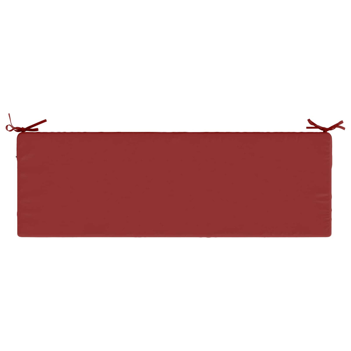 Seat Cushion SOEST 100% Polyester Wine Red 120 x 40 x 10 cm