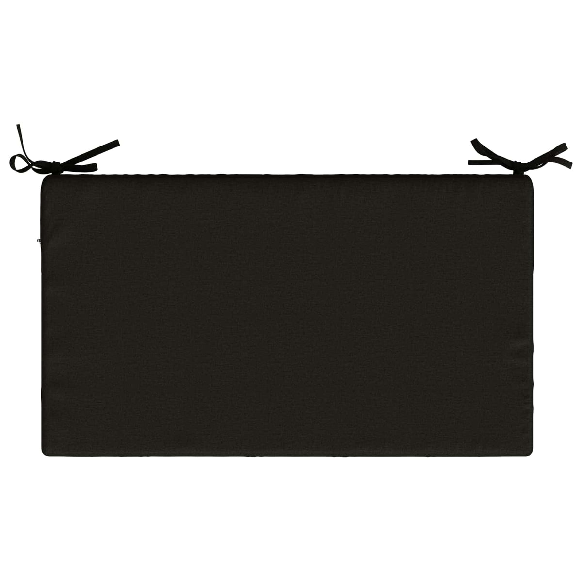 Seat Cushion SOEST 100% Polyester Black 70 x 40 x 10 cm