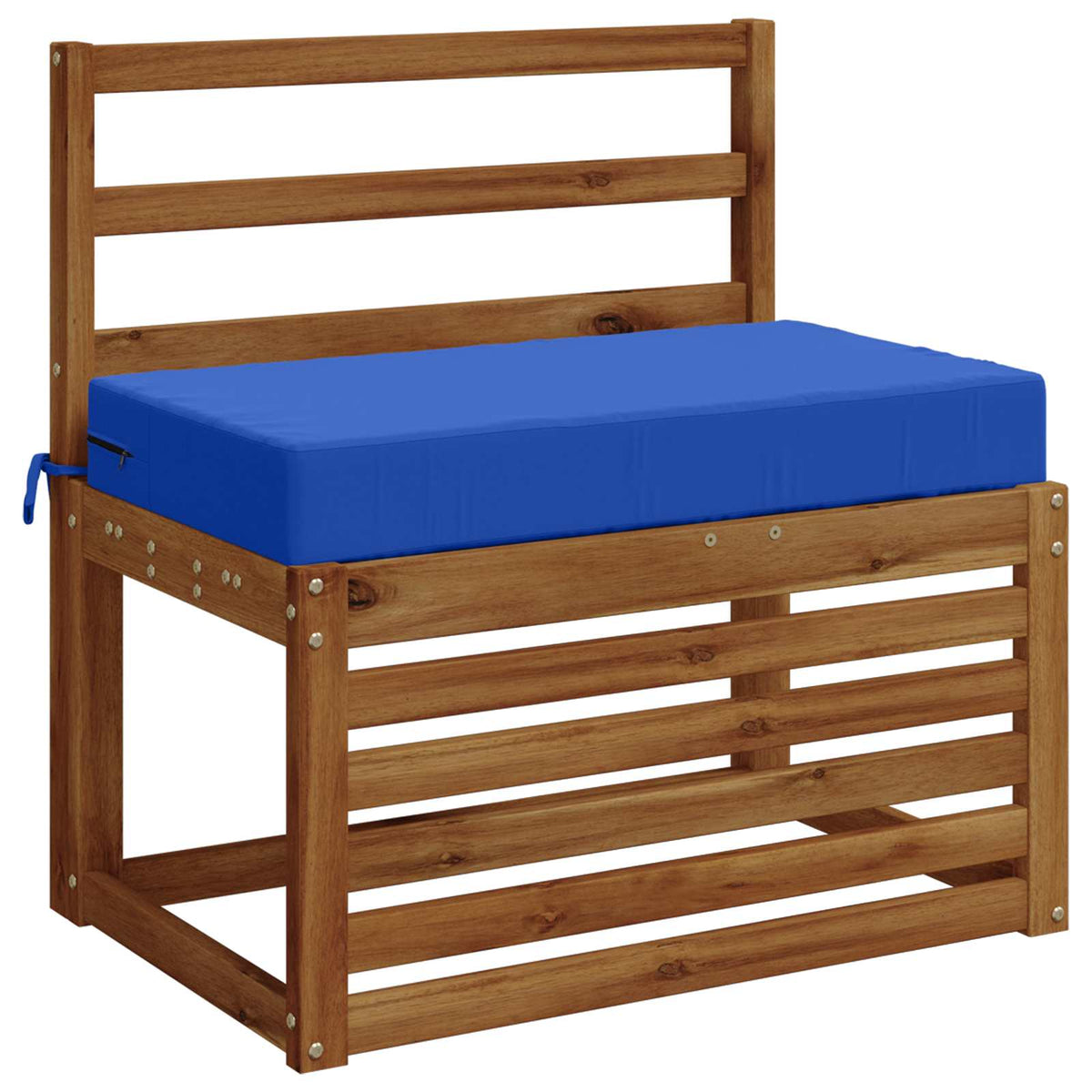 Back Cushion SOEST 100% Polyester Royal Blue 70 x 40 x 10 cm
