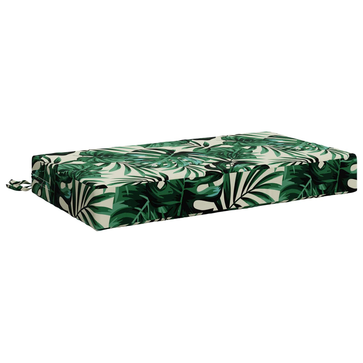 Back Cushion SOEST 100% Polyester Leaf Pattern 70 x 40 x 10 cm