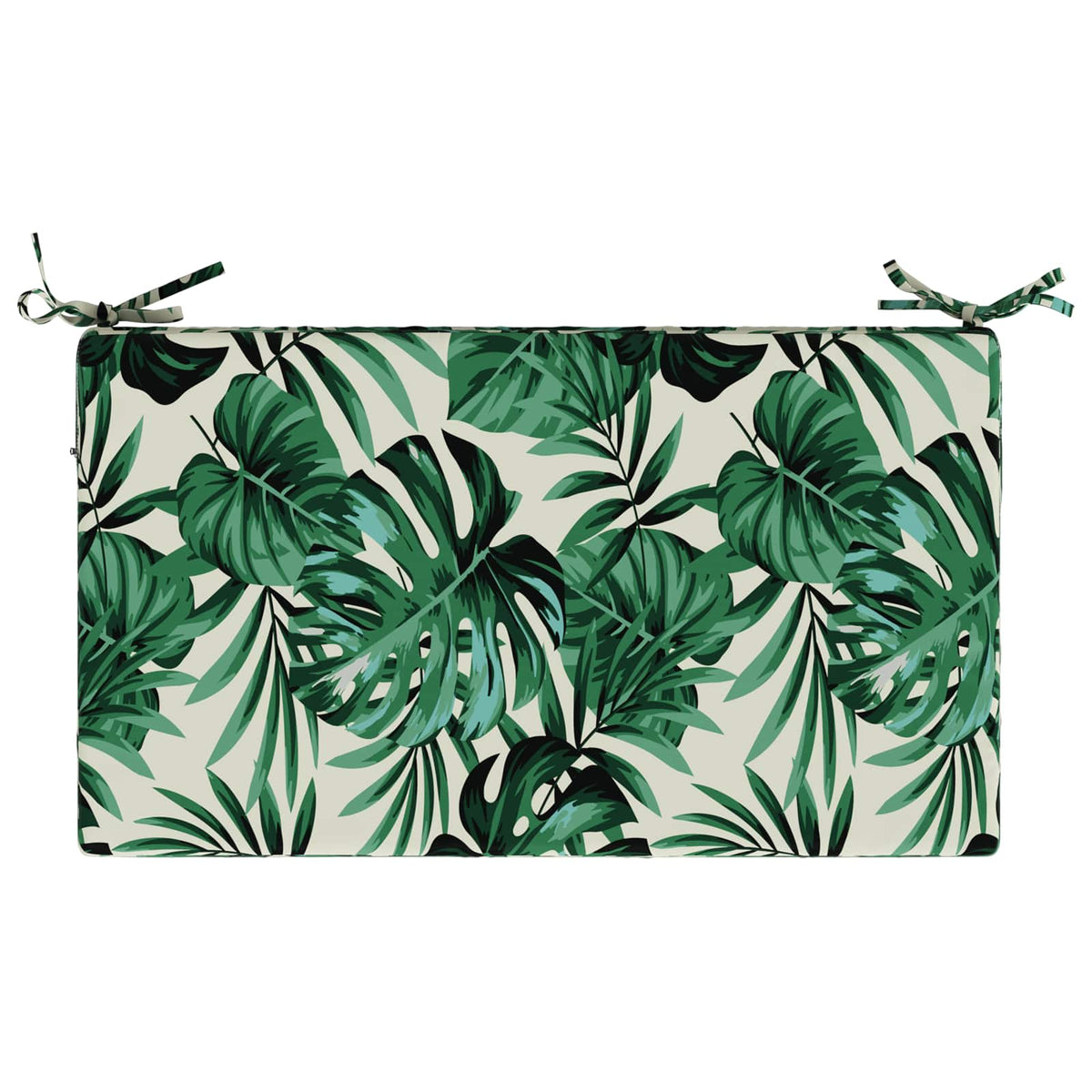 Back Cushion SOEST 100% Polyester Leaf Pattern 70 x 40 x 10 cm