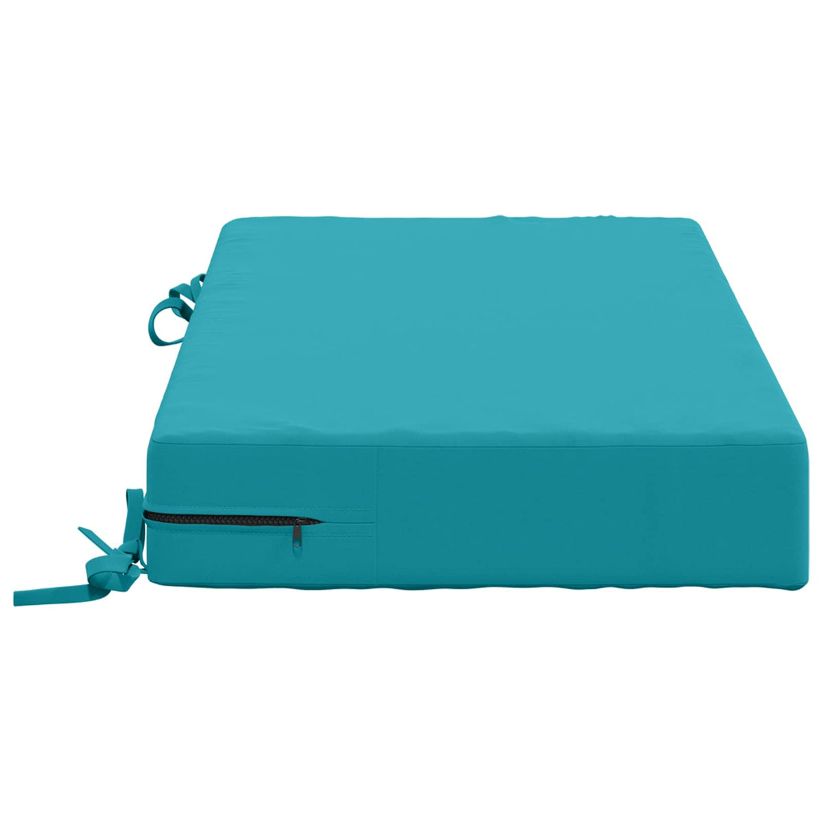 Back Cushion SOEST 100% Polyester Turquoise 70 x 40 x 10 cm