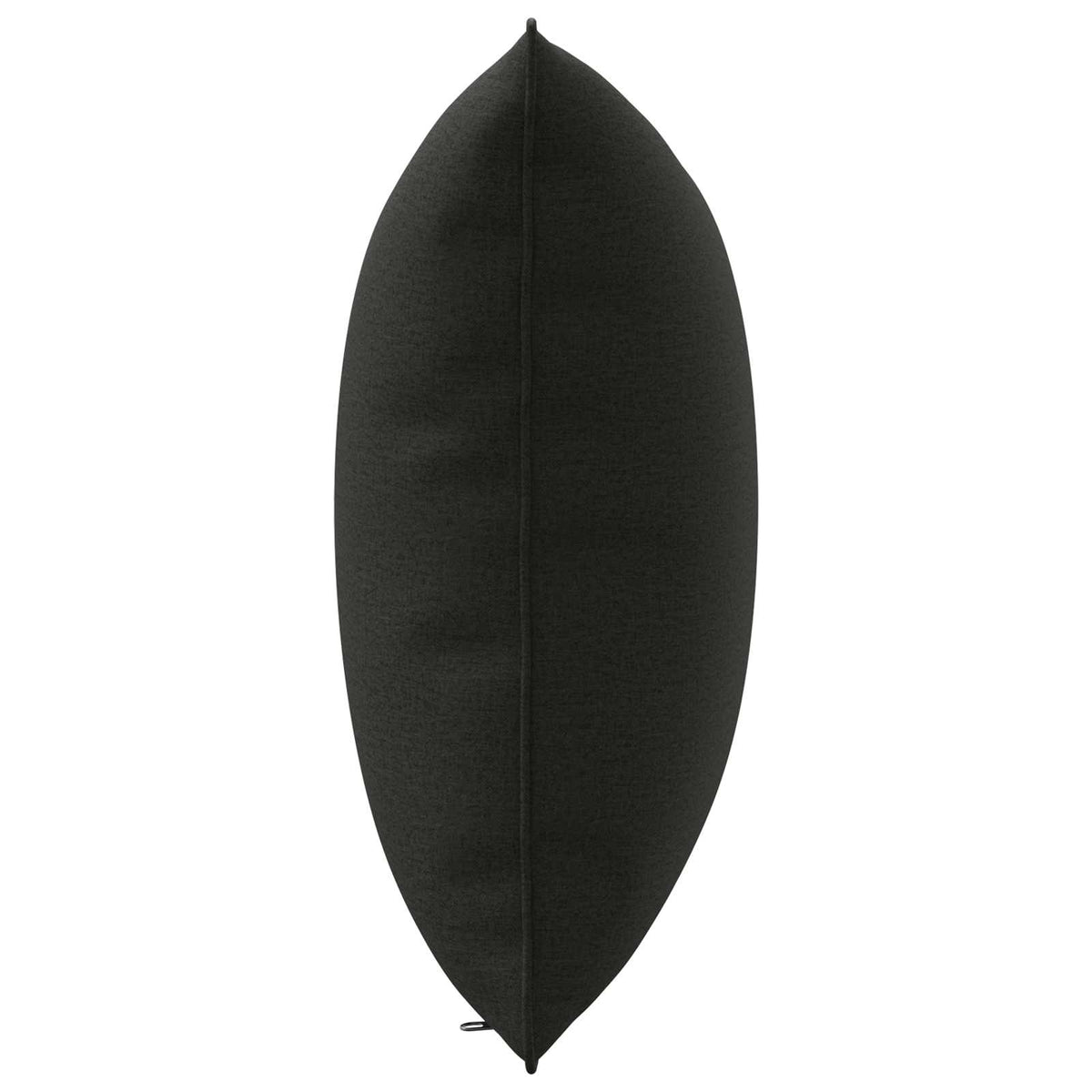 Back Cushion PUTTEN 100% Polyester Black 50 x 40 x 15 cm