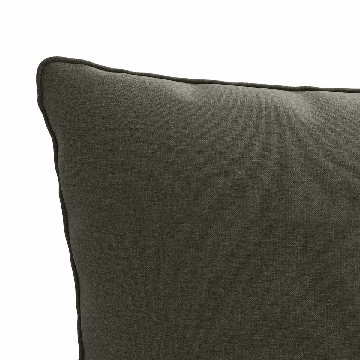 Back Cushion PUTTEN 100% Polyester Anthracite 50 x 40 x 15 cm