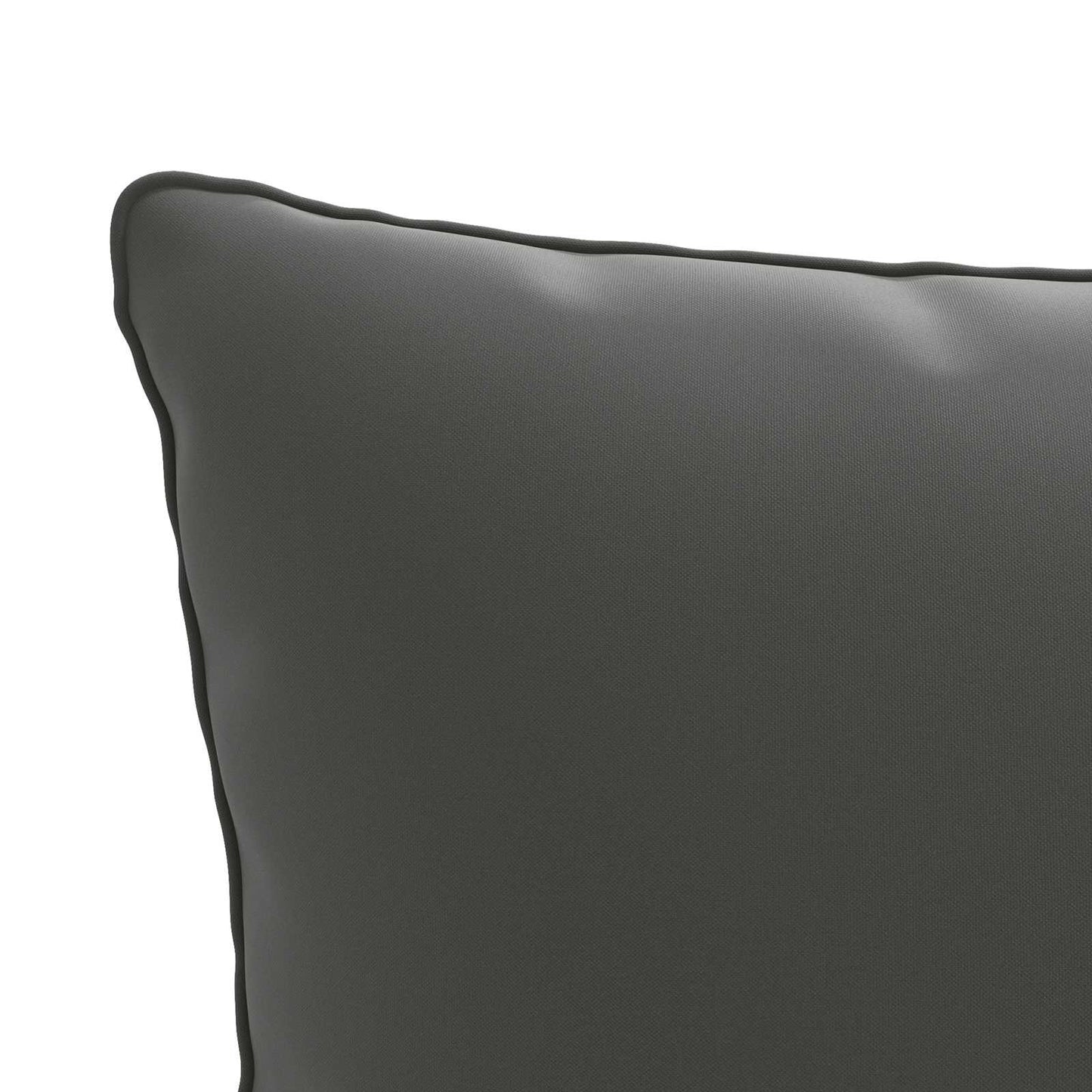 1-Piece Back Cushion PUTTEN 100% Polyester Anthracite