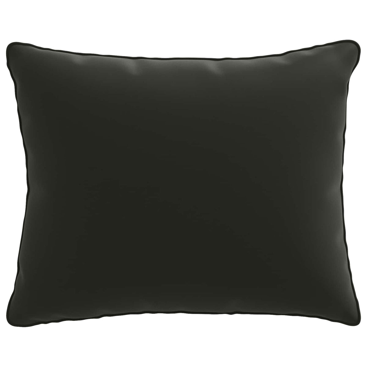 Back Cushion PUTTEN 100% Polyester Black 50 x 40 x 15 cm