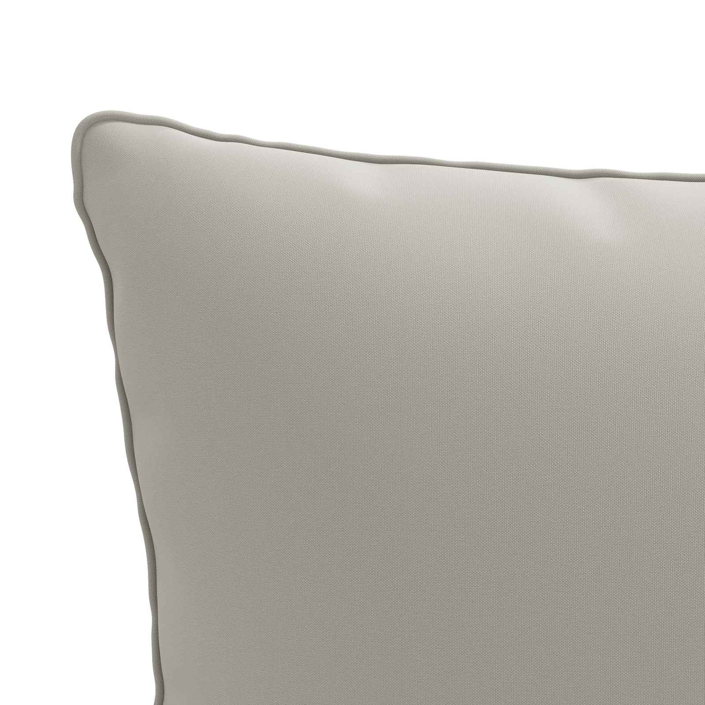1-Piece Back Cushion PUTTEN 100% Polyester Grey 50 x 40 x 15 cm