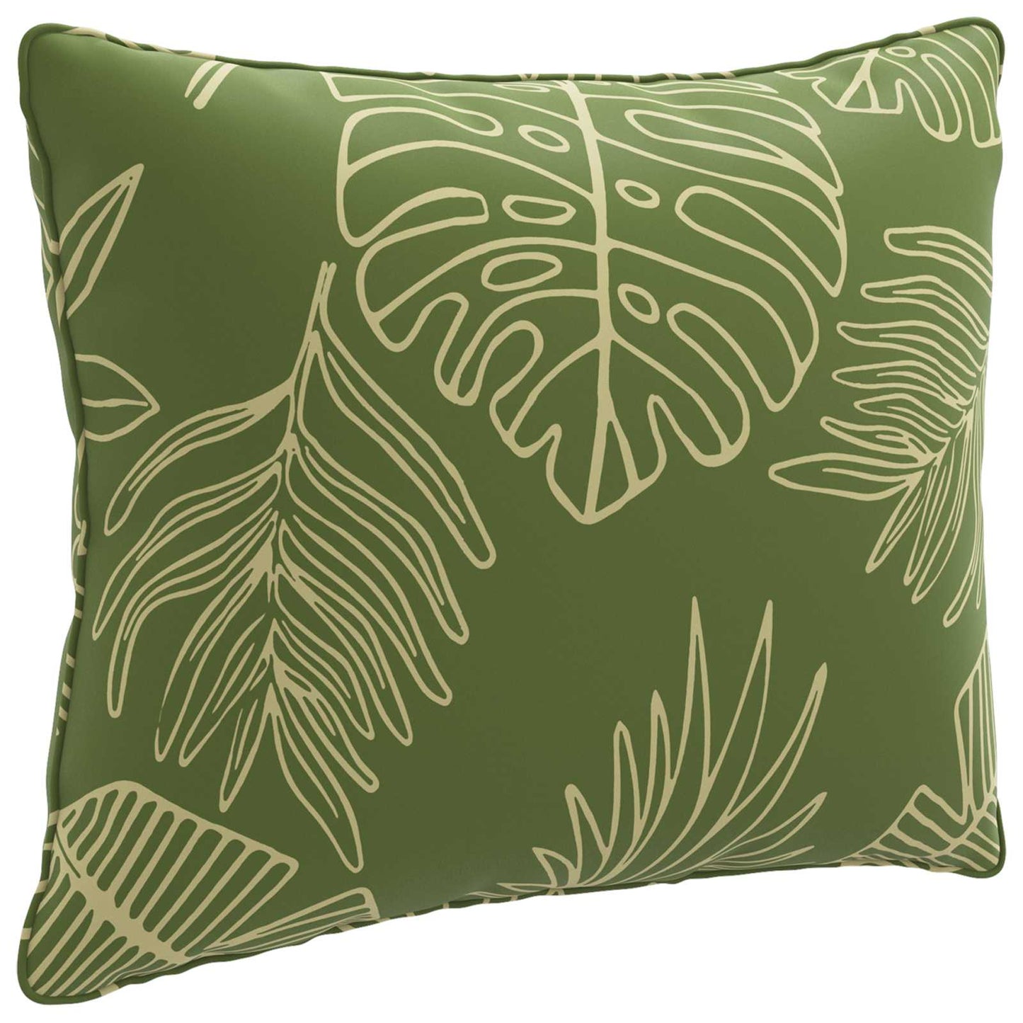 1-Piece Back Cushion PUTTEN 100% Polyester Leaf Design