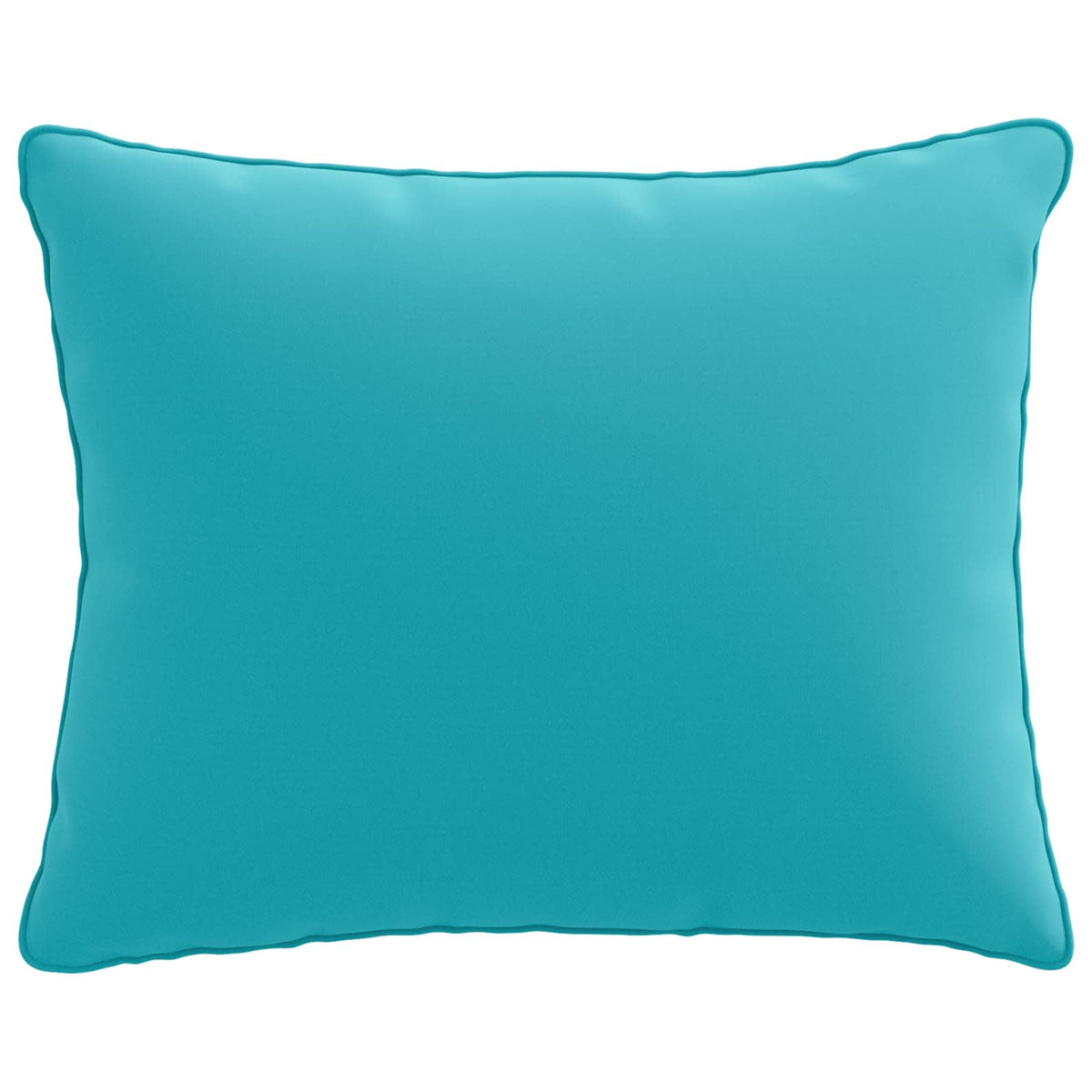 Back Cushion PUTTEN 100% Polyester Turquoise 50 x 40 x 15 cm