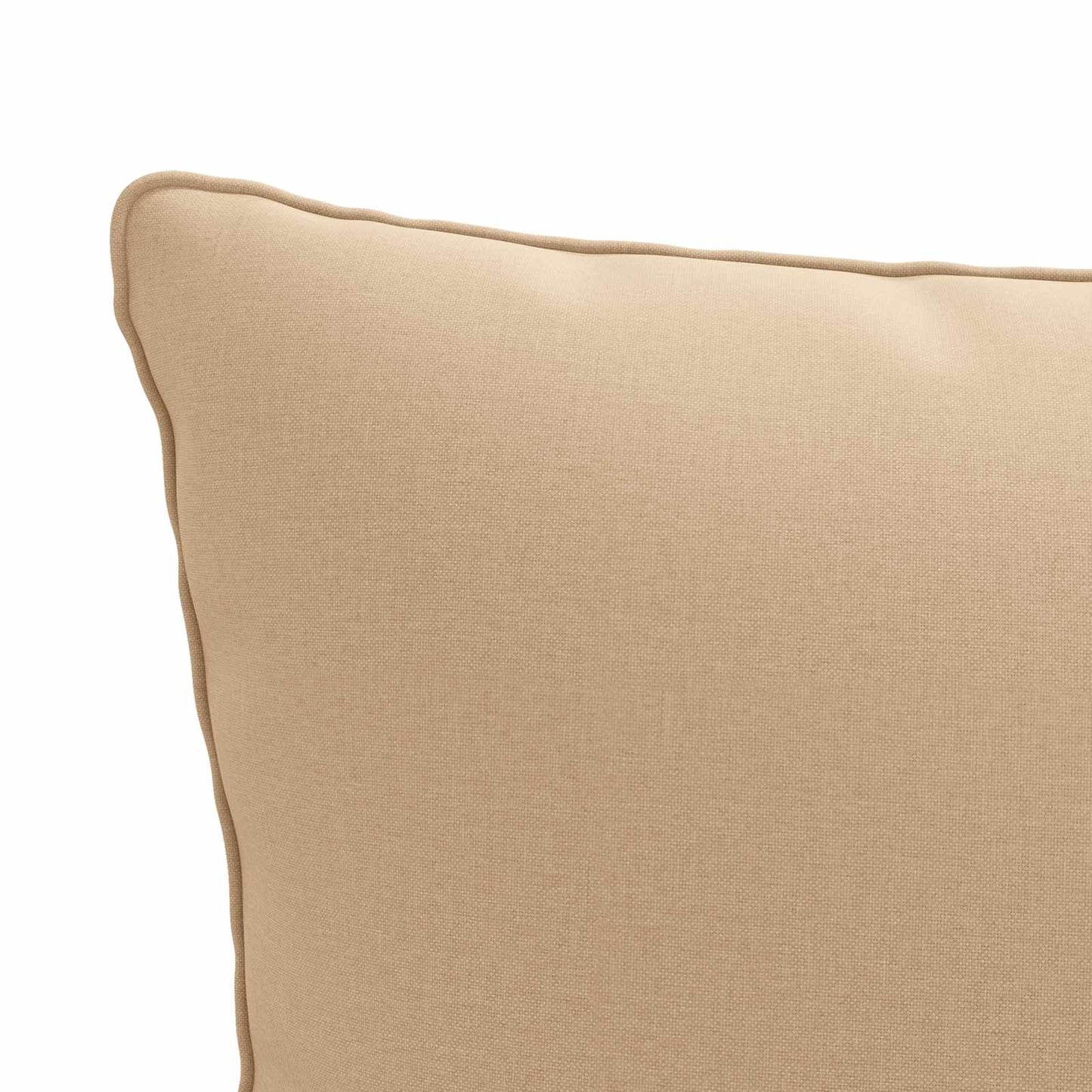 1-Piece Back Cushion PUTTEN 100% Polyester Sand 60 x 40 x 15 cm