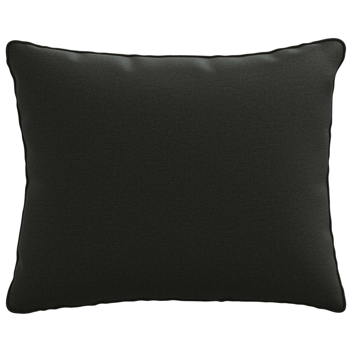 Back Cushion PUTTEN 100% Polyester Black 60 x 40 x 15 cm