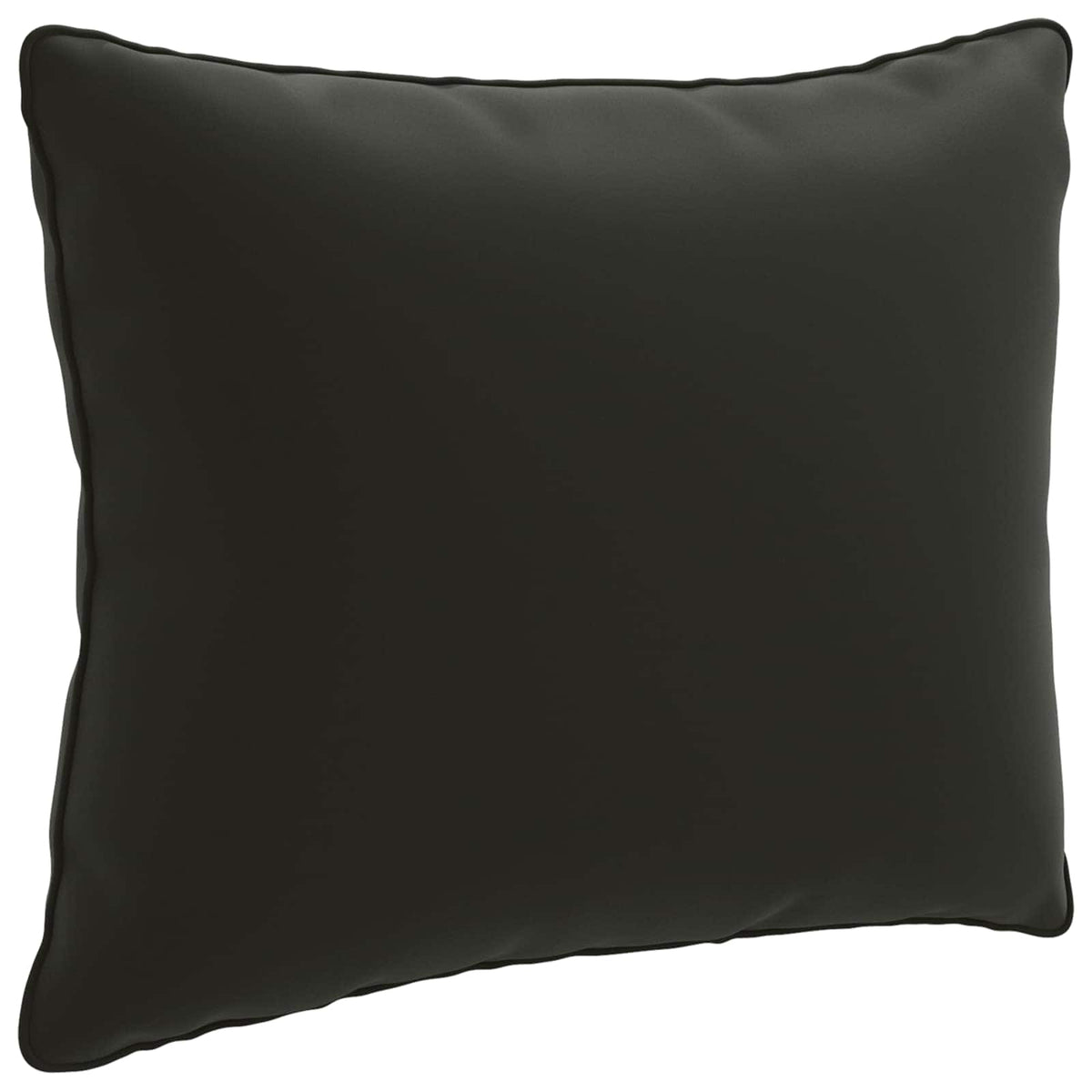 Back Cushion PUTTEN 100% Polyester Black 60 x 40 x 15 cm