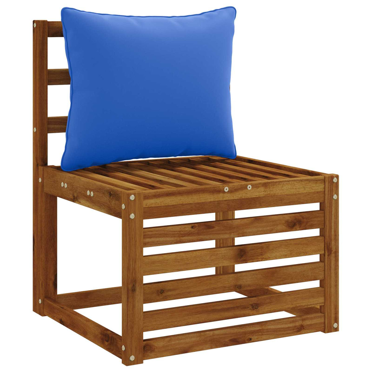 Back Cushion PUTTEN 100% Polyester Royal Blue 60 x 40 x 15 cm