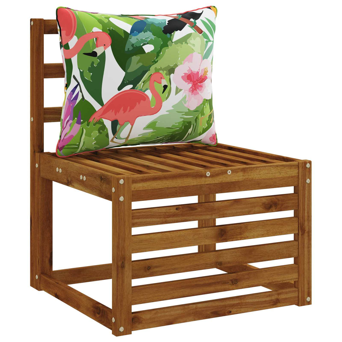 Back Cushion PUTTEN 100% Polyester Multicolour 60 x 40 x 15 cm