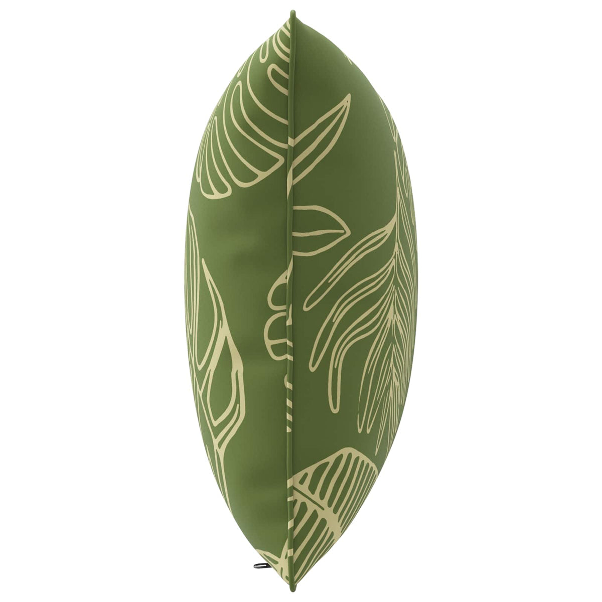 Back Cushion PUTTEN 100% Polyester Leaf Design 60 x 40 x 15 cm