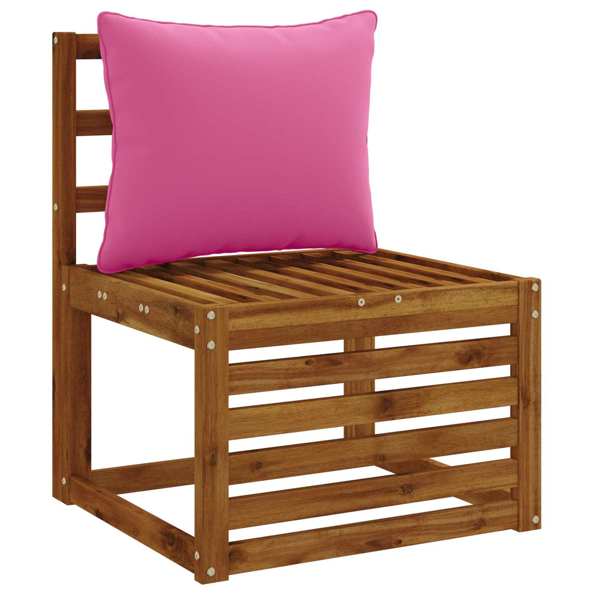 Back Cushion PUTTEN 100% Polyester Pink 60 x 40 x 15 cm