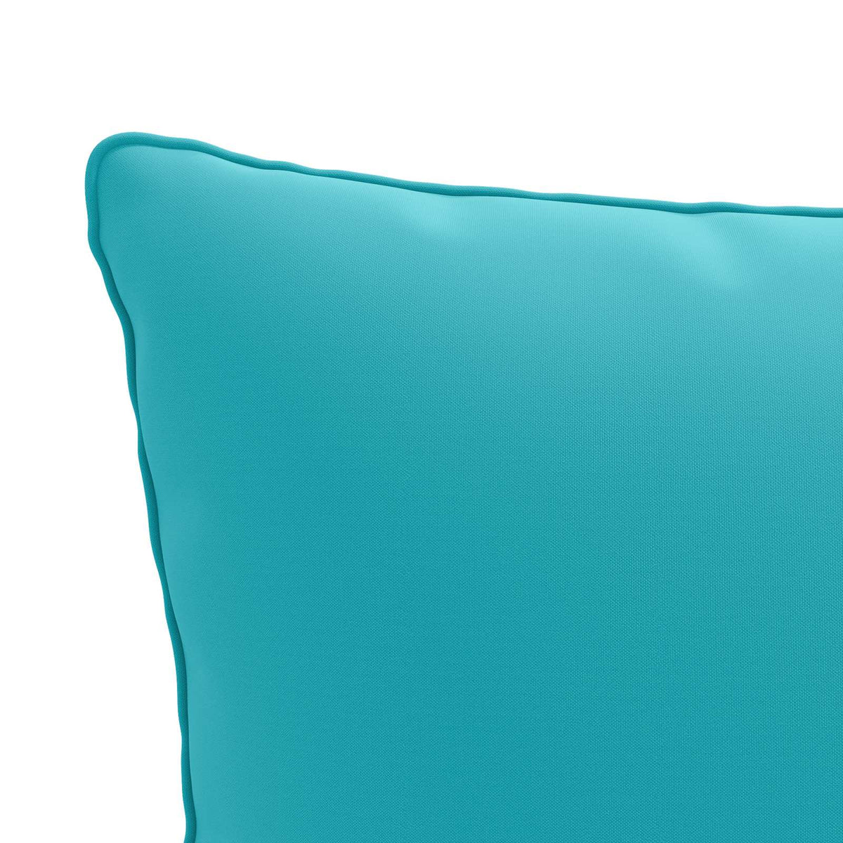 Back Cushion PUTTEN 100% Polyester Turquoise 60 x 40 x 15 cm