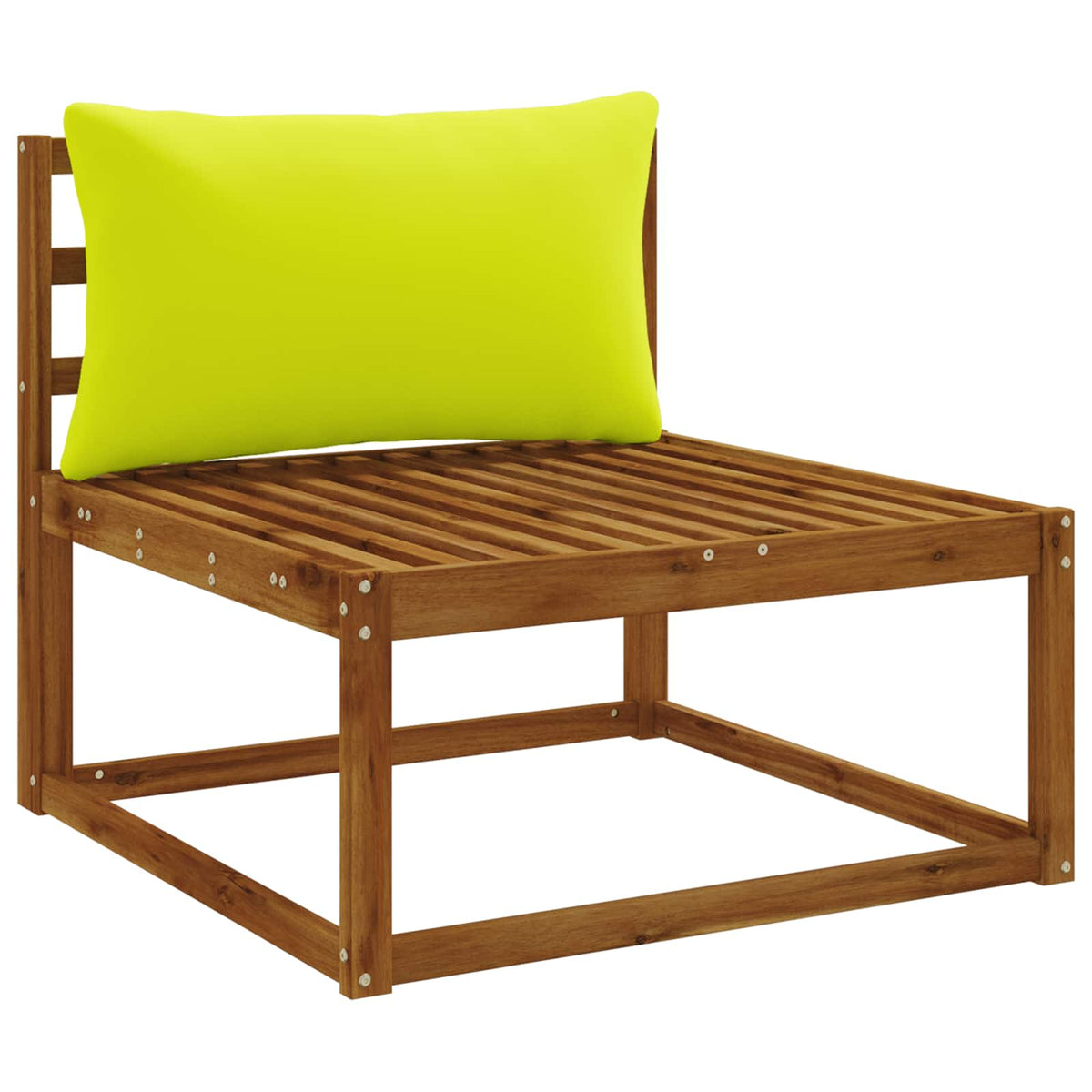 Back Cushion PUTTEN 100% Polyester Bright Green 70 x 40 x 15 cm