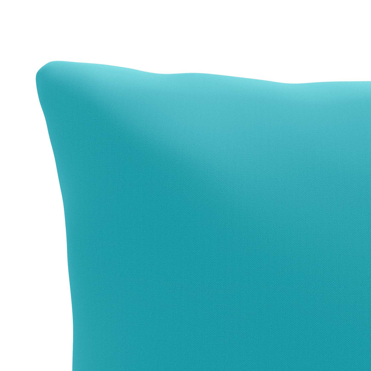 Back Cushion PUTTEN 100% Polyester Turquoise 70 x 40 x 15 cm