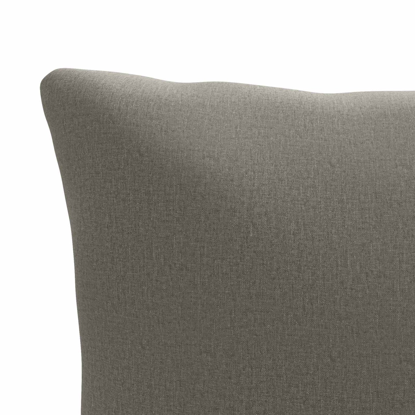 1-Piece Back Cushion PUTTEN 100% Polyester Grey 80 x 40 x 15 cm