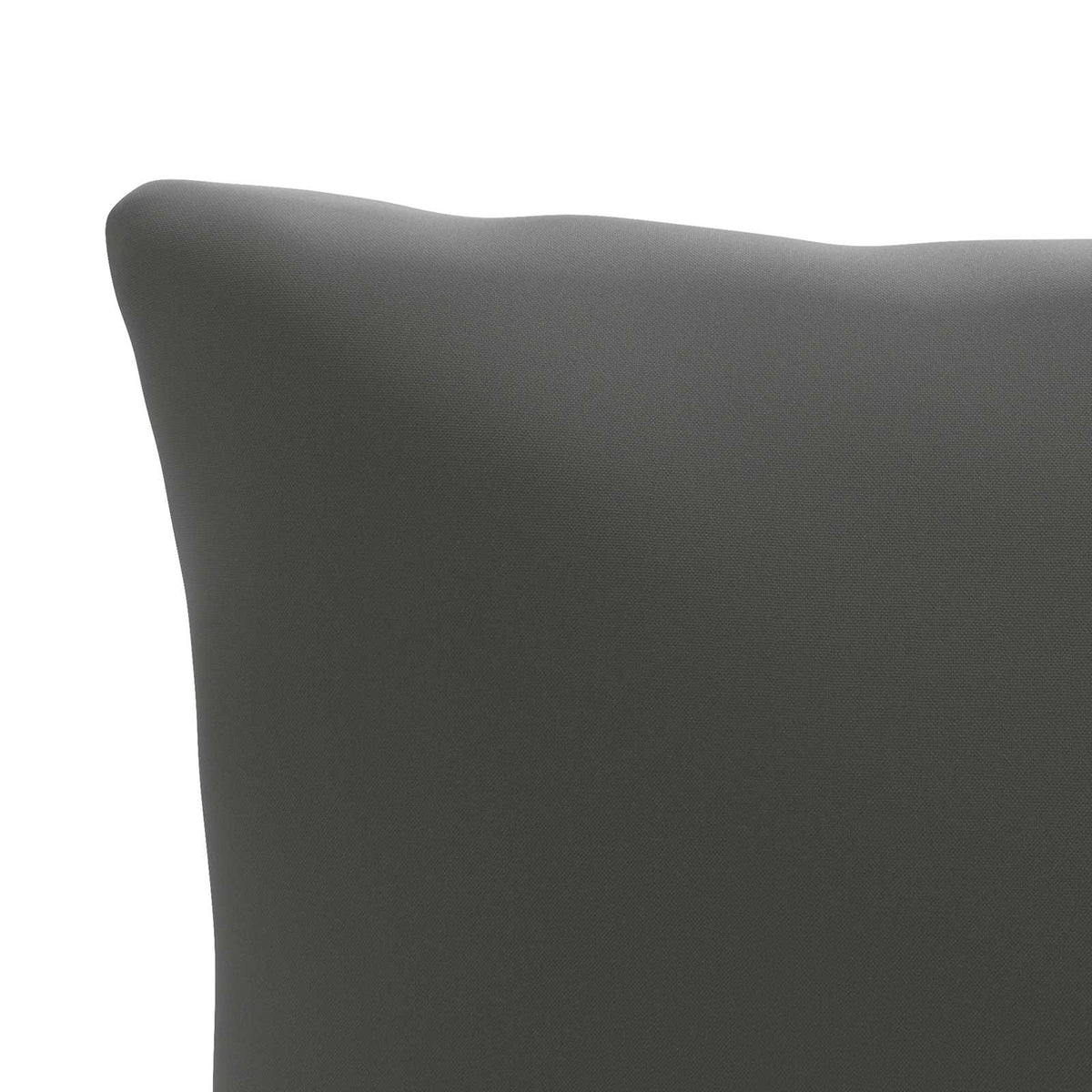 Back Cushion PUTTEN 100% Polyester Anthracite 80 x 40 x 15 cm