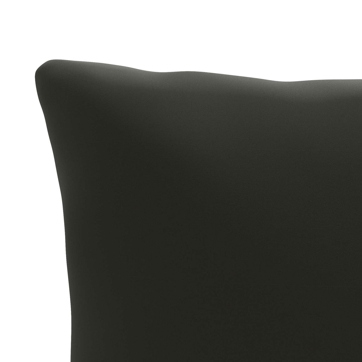 Back Cushion PUTTEN 100% Polyester Black 80 x 40 x 15 cm