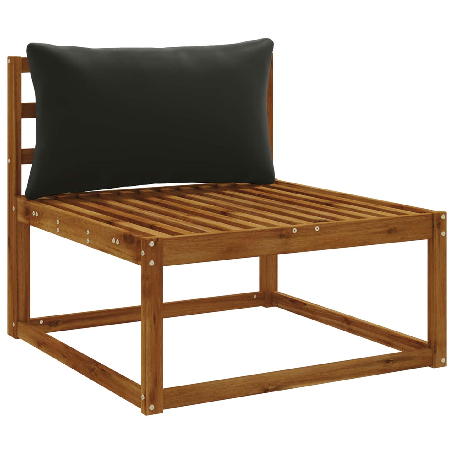 1-Piece Back Cushion PUTTEN 100% Polyester Black