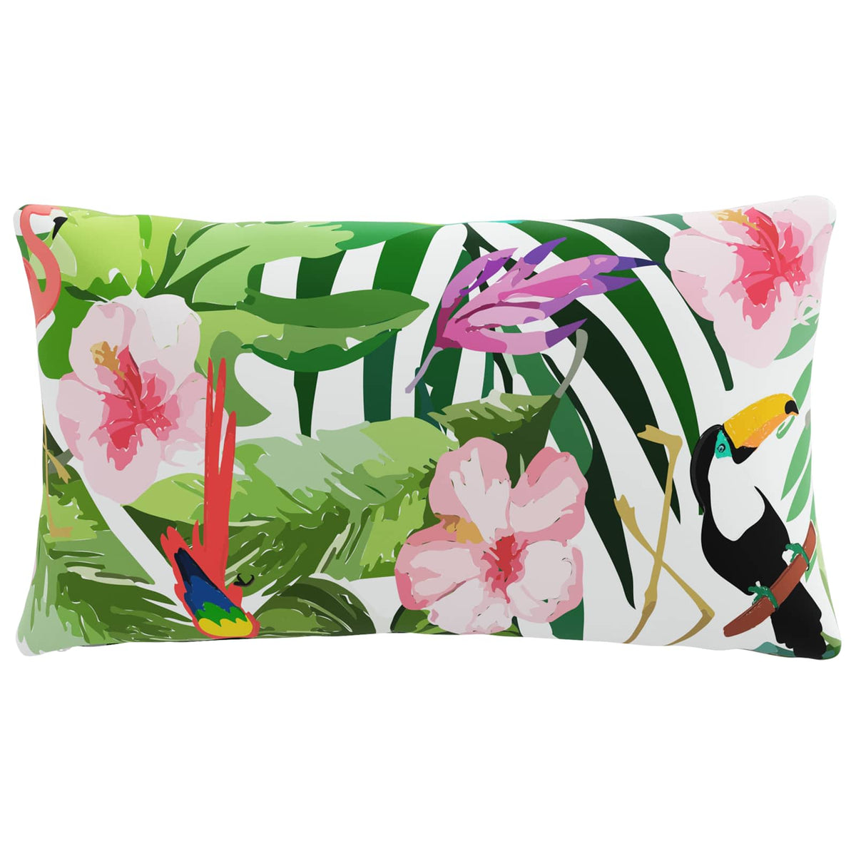 Back Cushion PUTTEN 100% Polyester Multicolour 80 x 40 x 15 cm