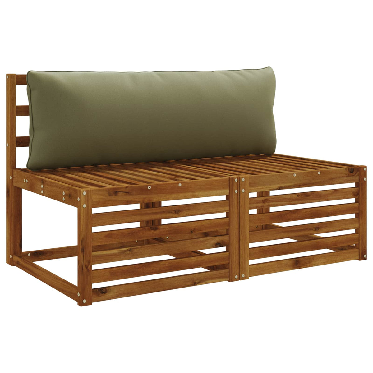 Back Cushion PUTTEN 100% Polyester Olive Green 120 x 40 x 15 cm