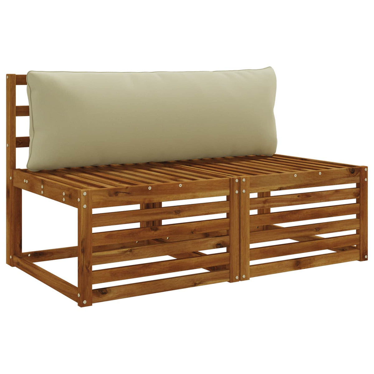 Back Cushion PUTTEN 100% Polyester Light Green 120 x 40 x 15 cm