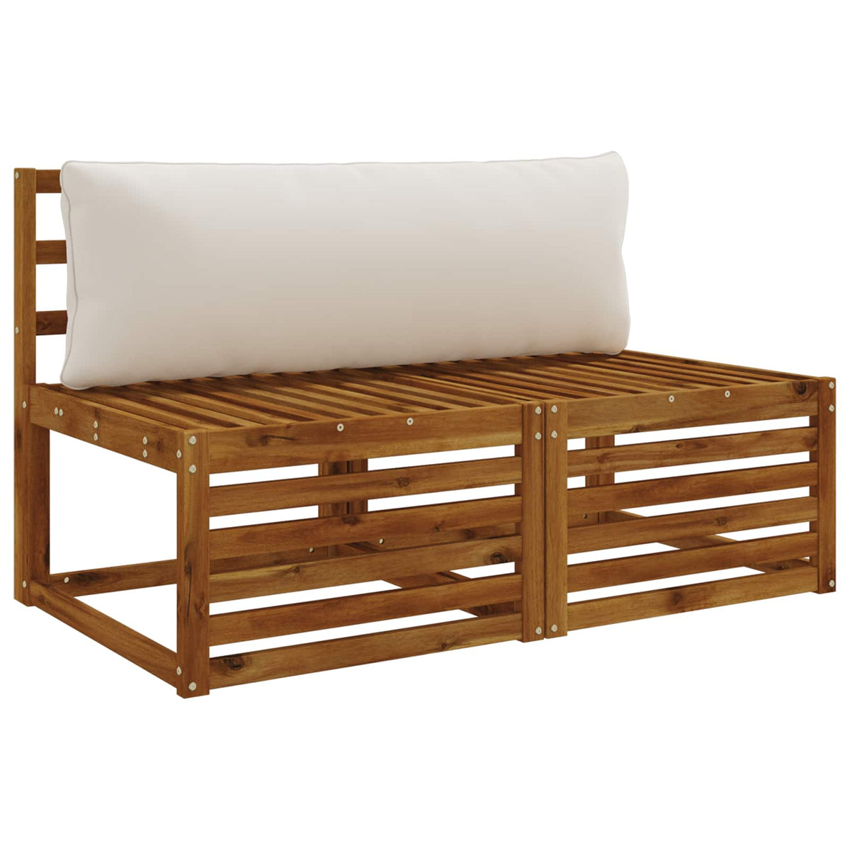 Back Cushion PUTTEN 100% Polyester White 120 x 40 x 15 cm