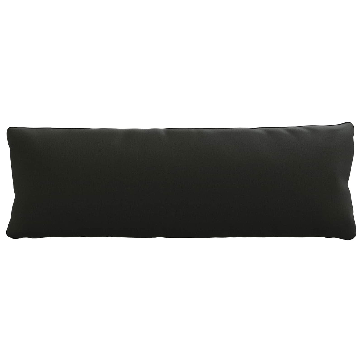 Back Cushion PUTTEN 100% Polyester Black 120 x 40 x 15 cm