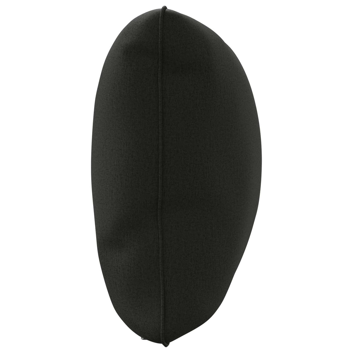 Back Cushion PUTTEN 100% Polyester Black 120 x 40 x 15 cm