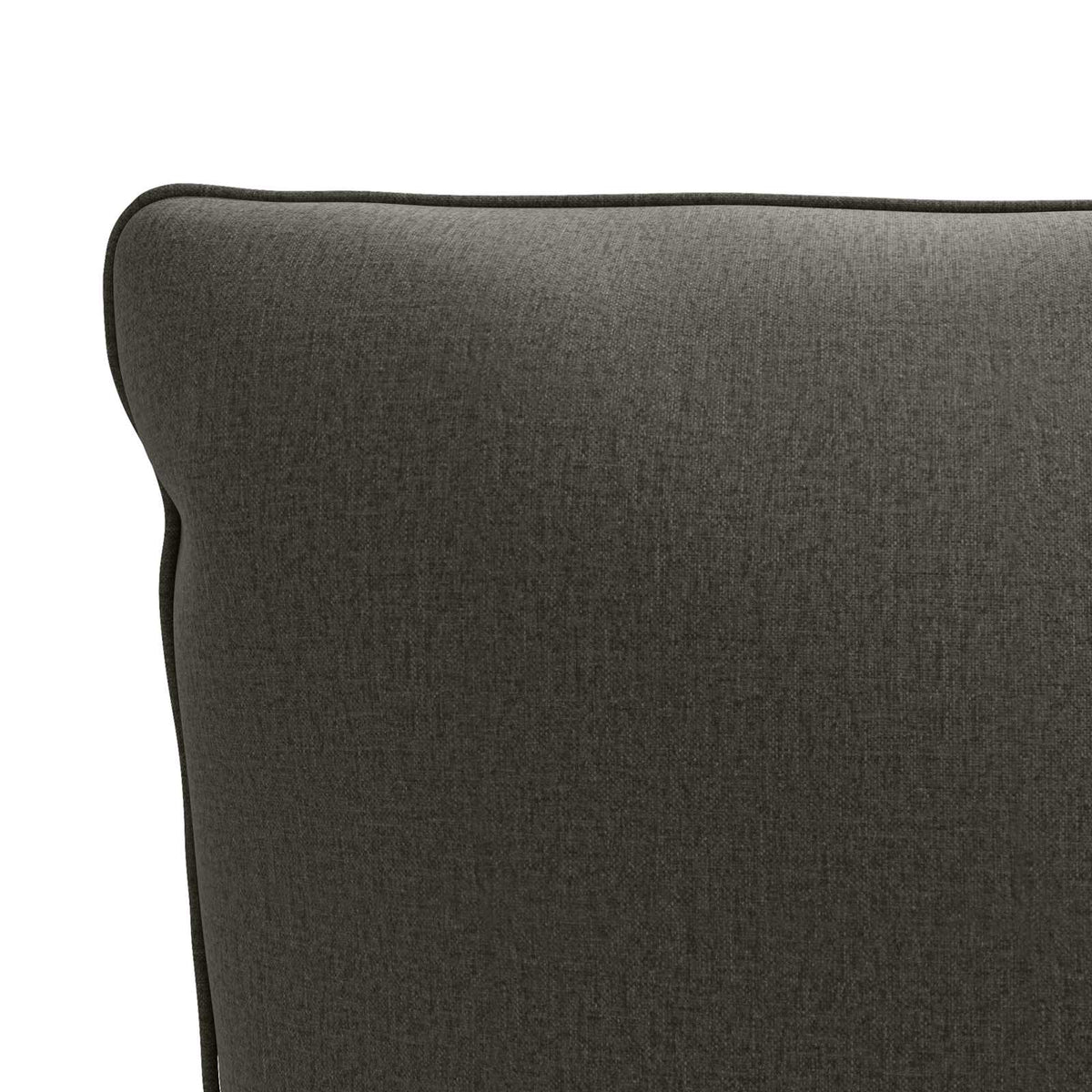 Back Cushion PUTTEN 100% Polyester Anthracite 120 x 40 x 15 cm