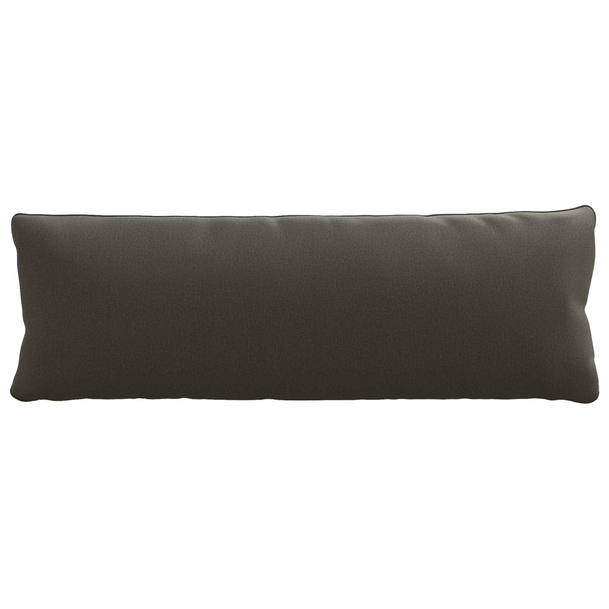 Back Cushion PUTTEN 100% Polyester Anthracite 120 x 40 x 15 cm