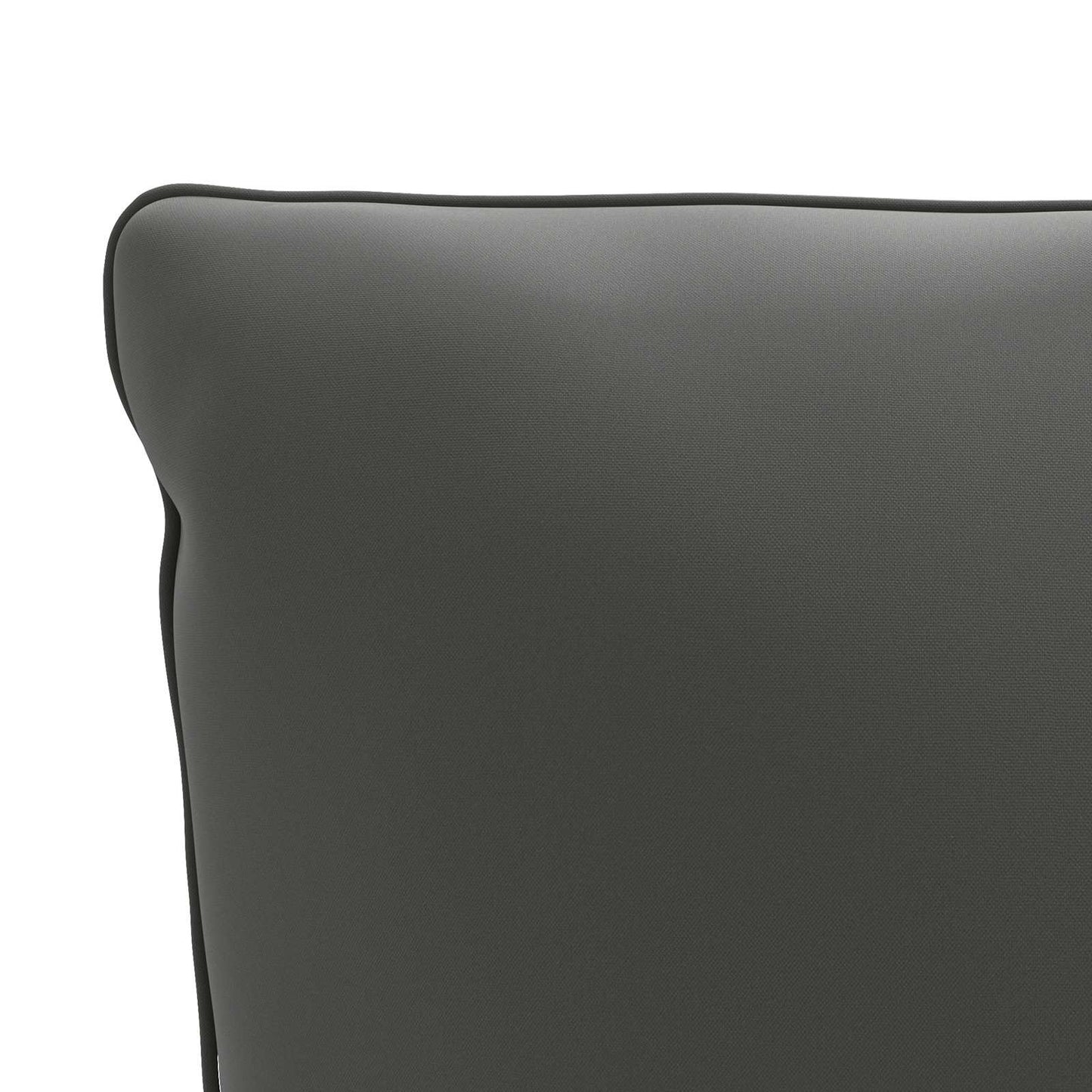 1-Piece Back Cushion PUTTEN 100% Polyester Anthracite