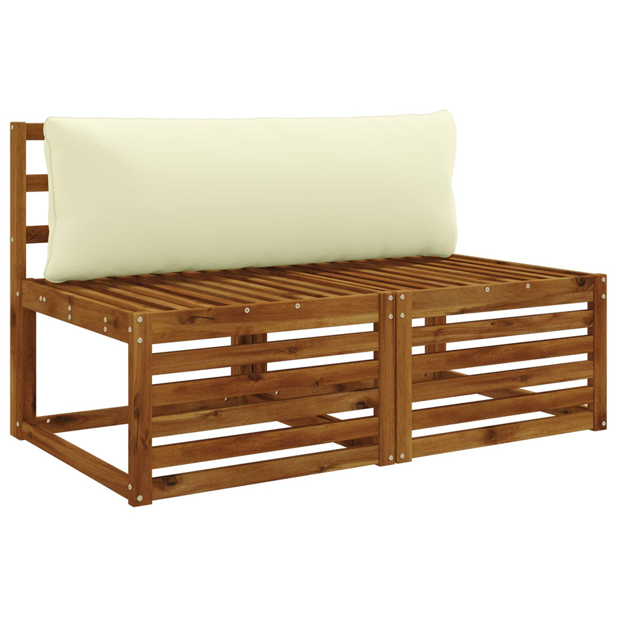 Back Cushion PUTTEN 100% Polyester Cream 120 x 40 x 15 cm