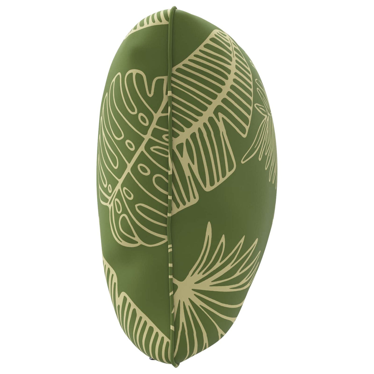 Back Cushion PUTTEN 100% Polyester Leaf Design 120 x 40 x 15 cm