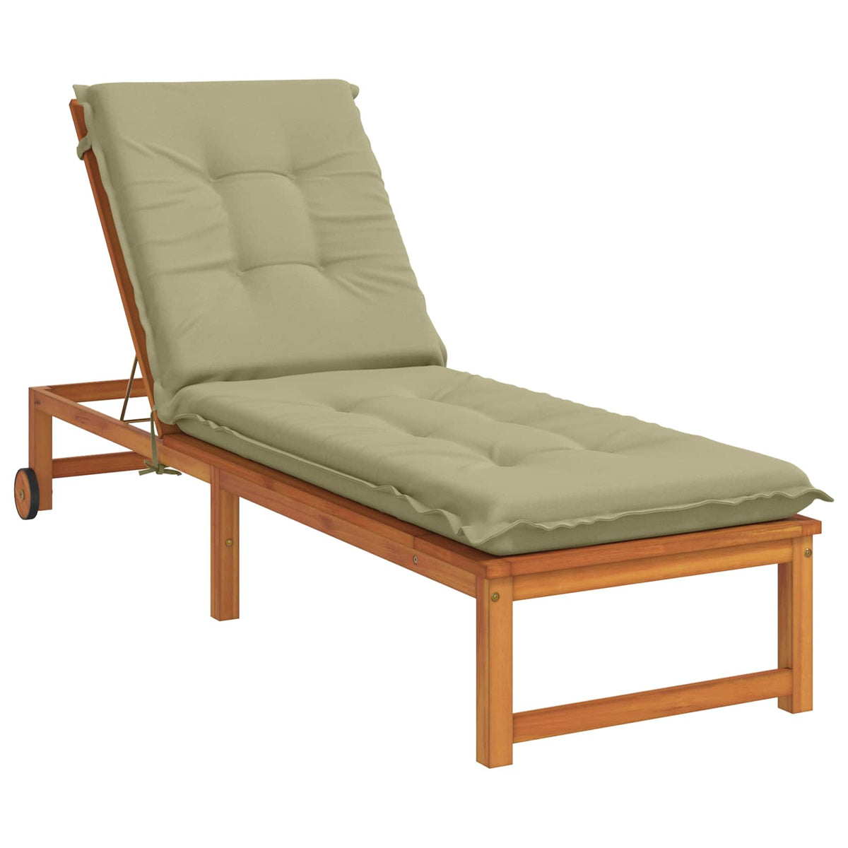 Sunlounger Cushion GEMERT 100% Polyester Light Green